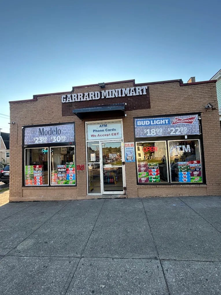 Brick storefront of Garrard's Mini Mart at 1829 Garrard St in Covington, Kentucky